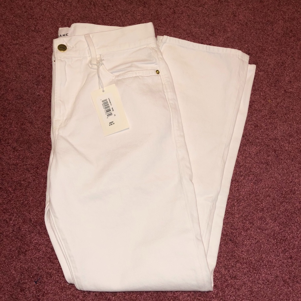 White Frame Jeans